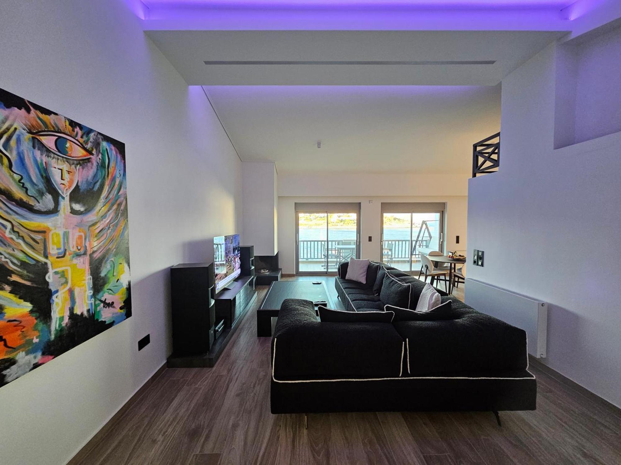 Sounio - Waterfront Luxury Spa Villa Pounta Zeza 170 Sqm On Private Beach Kaap Soenion Buitenkant foto