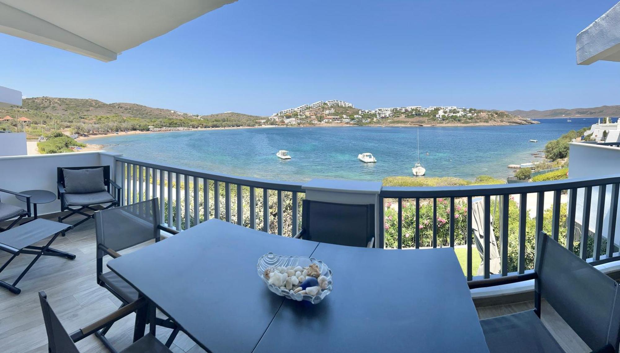 Sounio - Waterfront Luxury Spa Villa Pounta Zeza 170 Sqm On Private Beach Kaap Soenion Buitenkant foto