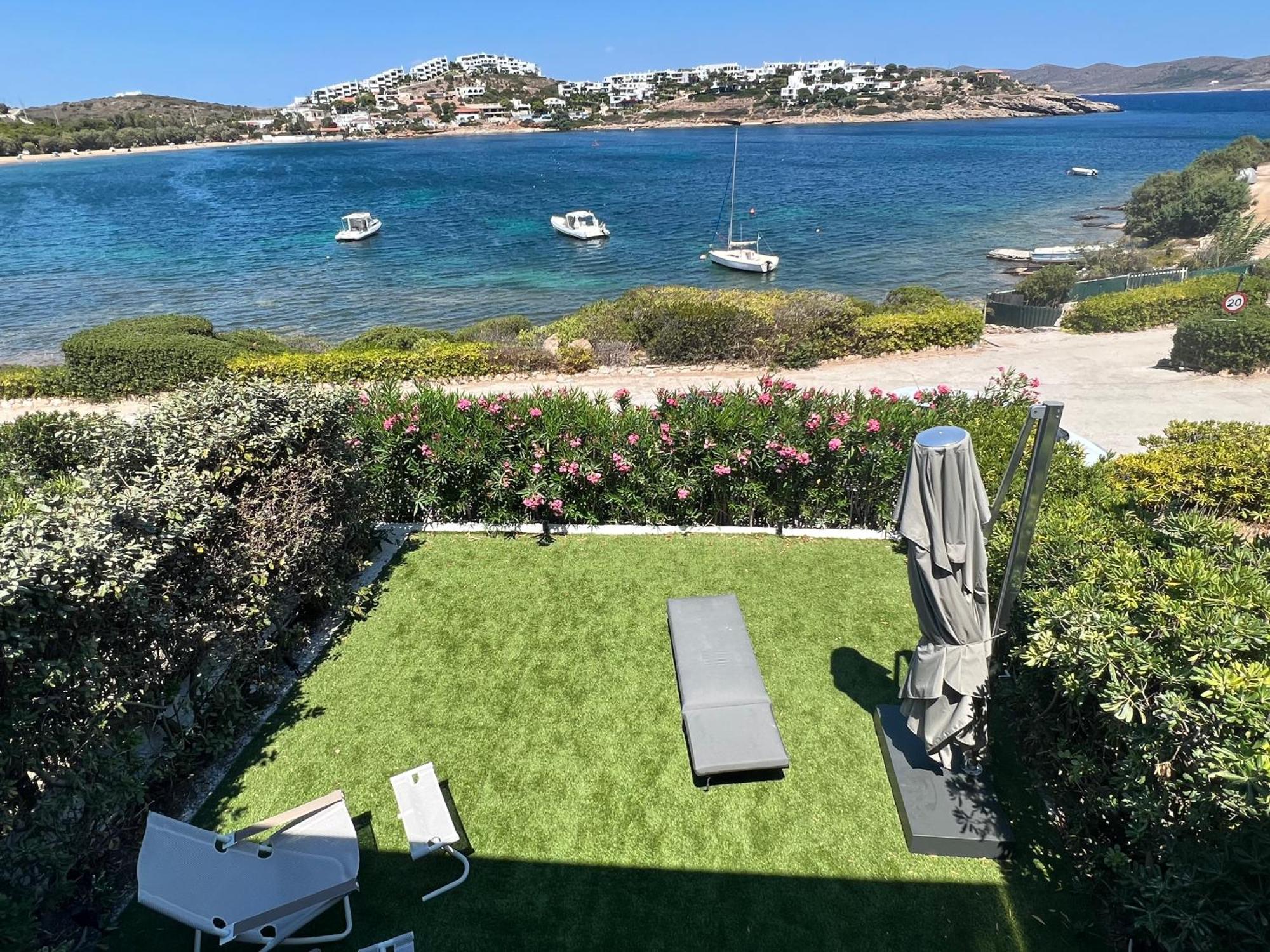 Sounio - Waterfront Luxury Spa Villa Pounta Zeza 170 Sqm On Private Beach Kaap Soenion Buitenkant foto