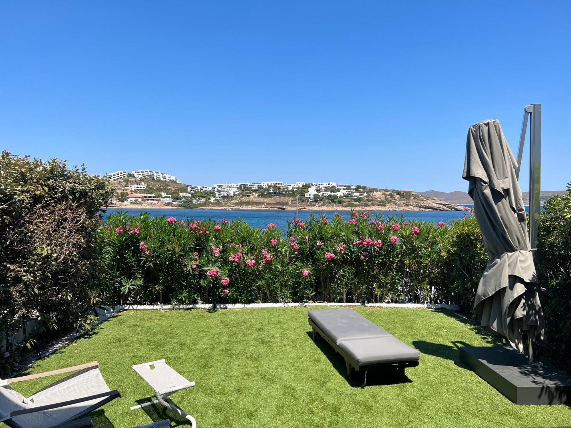 Sounio - Waterfront Luxury Spa Villa Pounta Zeza 170 Sqm On Private Beach Kaap Soenion Buitenkant foto