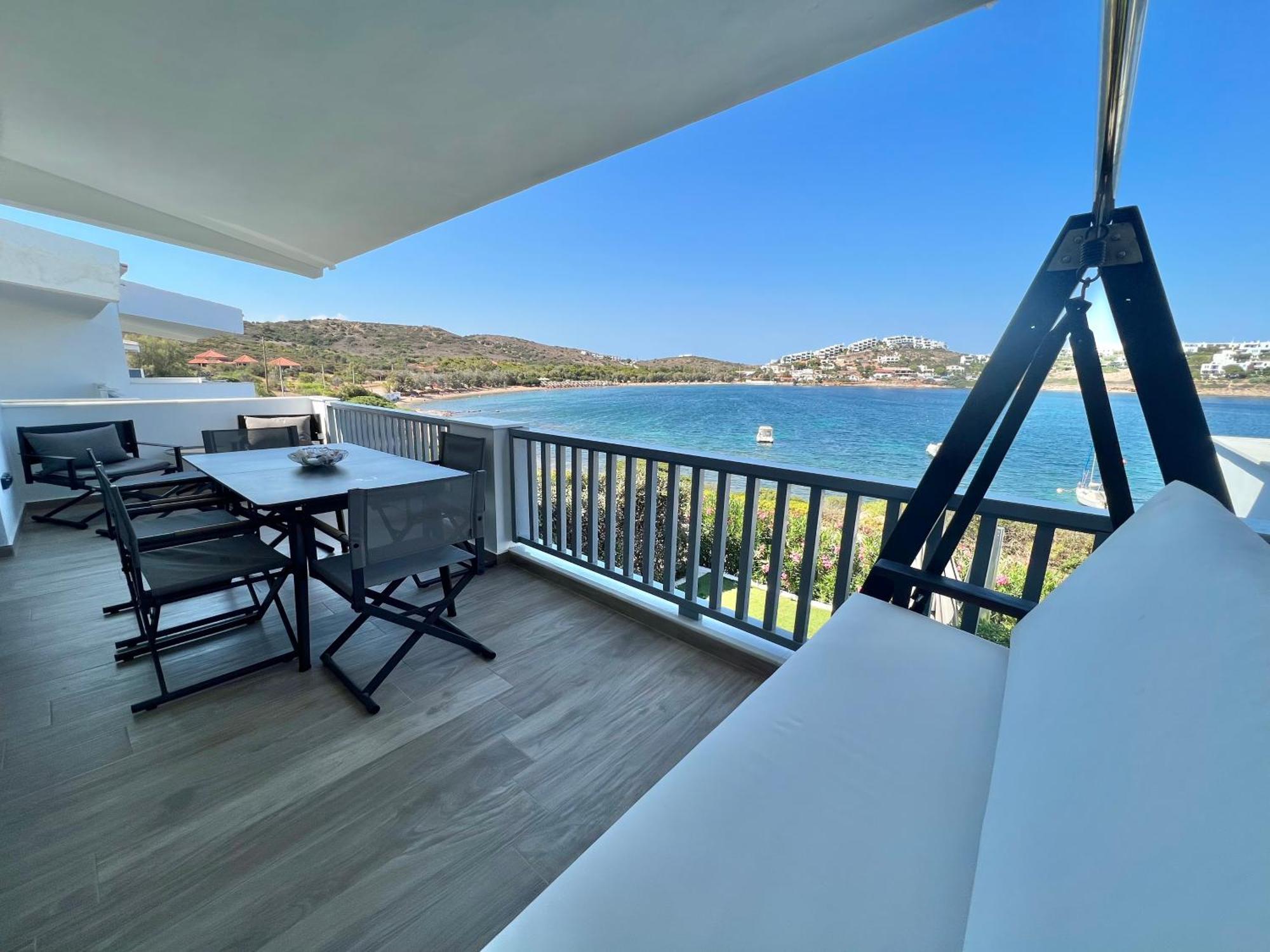 Sounio - Waterfront Luxury Spa Villa Pounta Zeza 170 Sqm On Private Beach Kaap Soenion Buitenkant foto