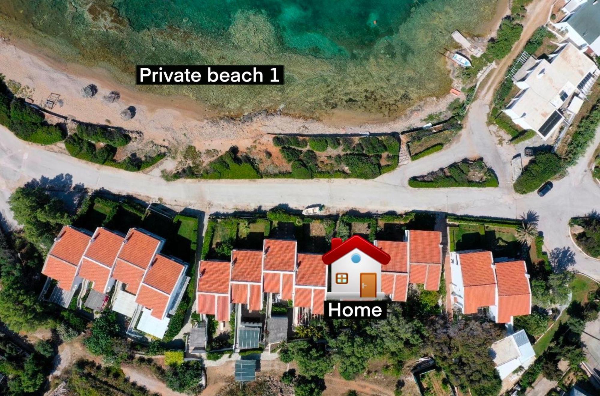 Sounio - Waterfront Luxury Spa Villa Pounta Zeza 170 Sqm On Private Beach Kaap Soenion Buitenkant foto